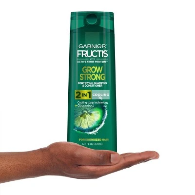 Garnier Fructis Grow Strong Cooling 2 In 1 Shampoo & Conditioner  12.5 fl oz