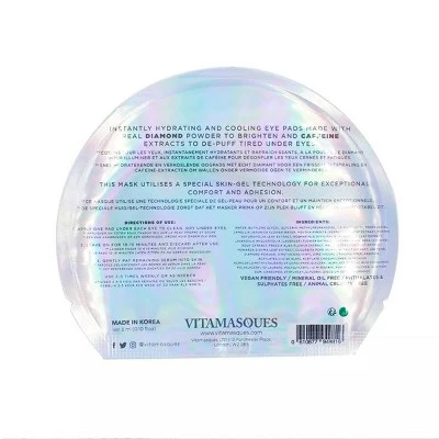 Vitamasques 2 in 1 Diamond Eye Mask  0.1 fl oz