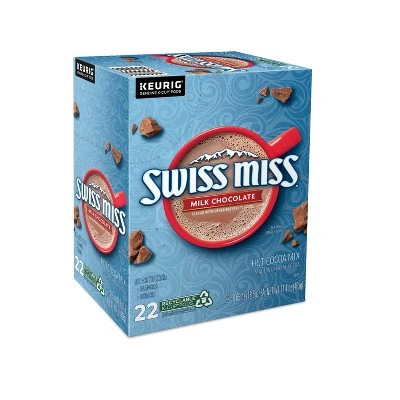 Swiss Miss Milk Chocolate Cocoa  K Cup Pods  22ct