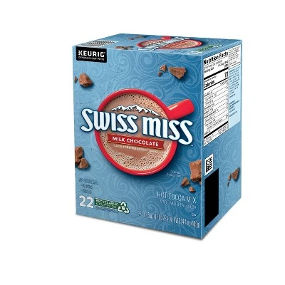 Swiss Miss Milk Chocolate Cocoa  K Cup Pods  22ct