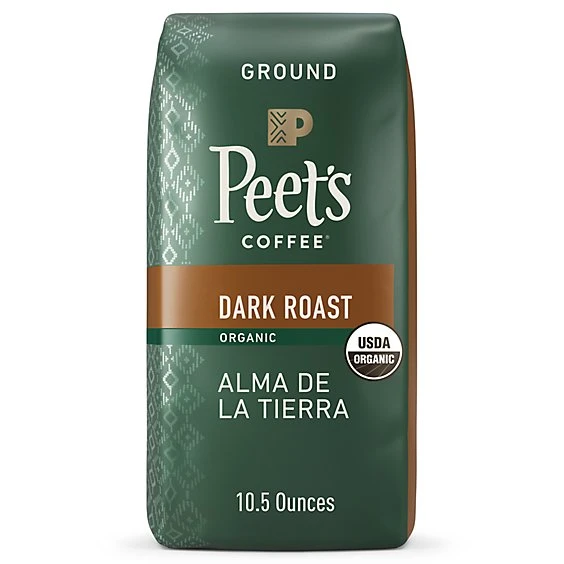Peet's Coffee Alma De La Tierra Organic Dark Roast Ground Coffee 10.5oz