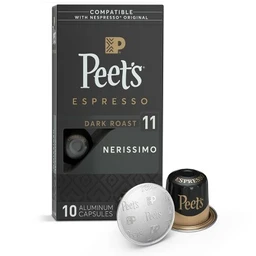 Peet's Coffee Peet's Espresso Nerissimo Dark Roast Aluminum Capsules 10ct/1.87oz