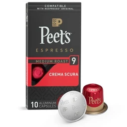 Peet's Coffee Peet's Espresso Crema Scura Dark Roast Aluminum Capsules  10ct/1.87oz