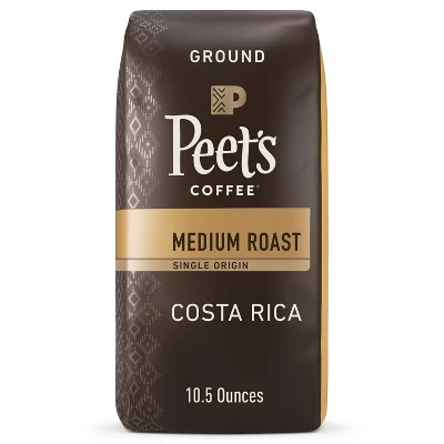 Peet's Costa Rica Single Origin Medium Roast Ground Coffee 10.5oz