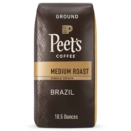 Peet's Coffee Peet's Brazil Single Origin Medium Roast Ground Coffee 10.5oz