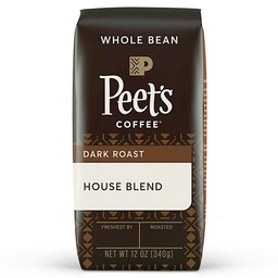 Peet's Coffee Peet's House Blend Dark Roast Whole Bean Coffee 12oz