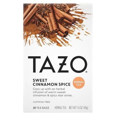 Tazo Sweet Cinnamon Spice Herbal Tea  20ct
