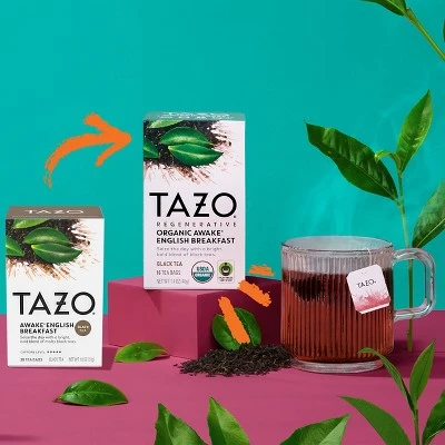 Tazo Awake English Breakfast Tea  20ct