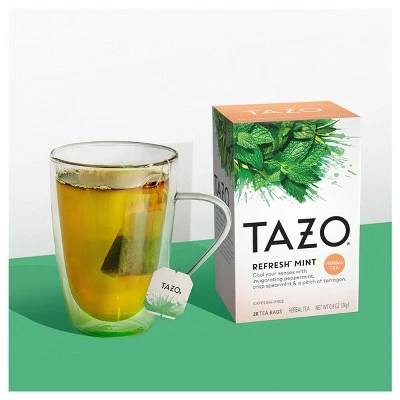 Tazo Refresh Herbal Tea  20ct