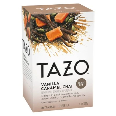 Tazo Chai Vanilla Caramel Black Tea  20ct