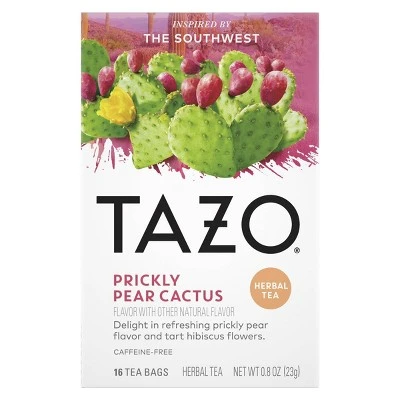 Tazo Foragers Prickly Pear Tea  16ct