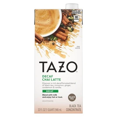 Tazo Chai Decaf Tea Latte  32 fl oz