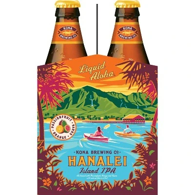 Kona Hanalei Island Style IPA Beer  6pk/12 fl oz Bottles