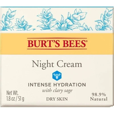 Burt's Bees Intense Hydration Night Cream  1.8oz