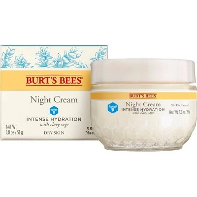 Burt's Bees Intense Hydration Night Cream  1.8oz