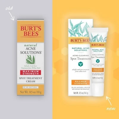 Burt's Bees Natural Acne Solutions Maximum Strength Spot Treatment Cream  0.5oz