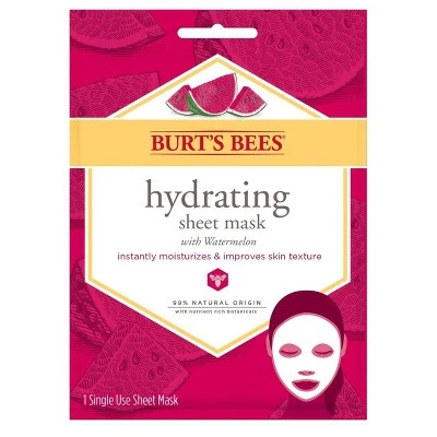 Burt's Bees Hydrating Sheet Mask Watermelon  1ct