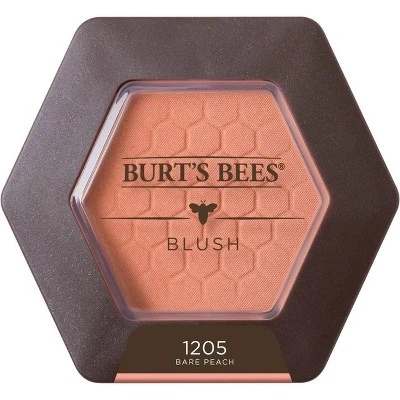 Burt's Bees 100% Natural Blush with Vitamin E  Bare Peach  0.19oz