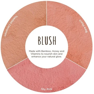 Burt's Bees 100% Natural Blush with Vitamin E  Bare Peach  0.19oz
