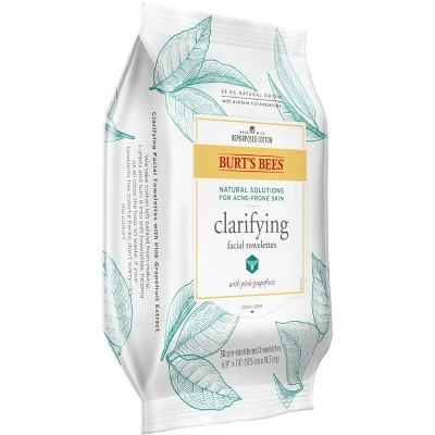 Burt's Bees Oily & Acne Prone Skin Facial Cleansing Towelettes  30ct
