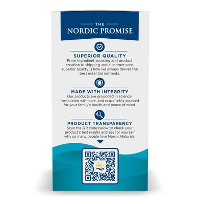 Nordic Naturals Omega 3 Soft Gels Dietary Supplement  60ct