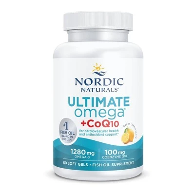 Nordic Naturals Ultimate Omega Soft Gels Dietary Supplement  60ct