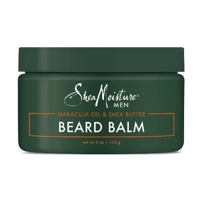 Shea Moisture Beard Balm for a Full Beard Maracuja Oil & Shea Butter to Soften & Shine Beards 4oz
