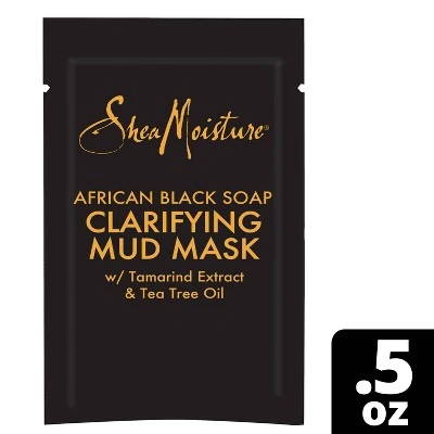 SheaMoisture African Black Soap Clarifying Mud Mask  0.5oz