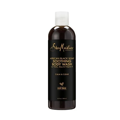 SheaMoisture African Black Soap Soothing Body Wash  13oz