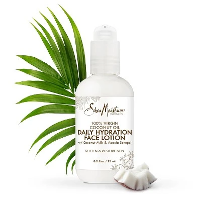 SheaMoisture 100% Virgin Coconut Oil Daily Hydration Face Lotion  3 fl oz