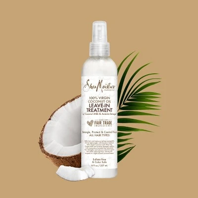 SheaMoisture 100% Virgin Coconut Oil Leave In Treatment 8 fl oz