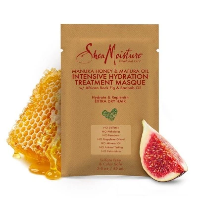 SheaMoisture Manuka Honey & Mafura Oil Intensive Hydration Hair Masque  2 fl oz