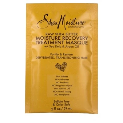 Shea Moisture Raw Shea Butter Moisture Recovery Treatment Masque (2018 formulation)