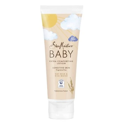 SheaMoisture Unscented Baby Lotion with Oat Milk & Rice Water  8 fl oz