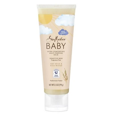 SheaMoisture Unscented Multi Purpose Baby Balm with Oat Milk & Rice Water  3.5oz