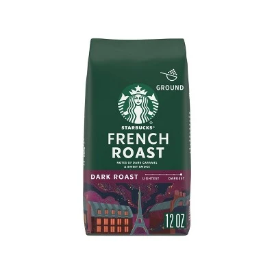 Starbucks French Roast Dark Roast Ground Coffee 12oz