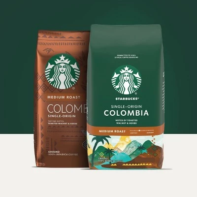 Starbucks Colombia Medium Roast Ground Coffee  12oz