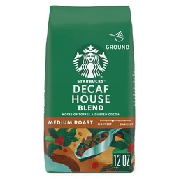 Starbucks Starbucks Decaf House Blend Medium Roast Ground Coffee  12oz