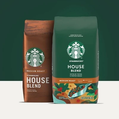 Starbucks House Blend Medium Roast Ground Coffee 12oz