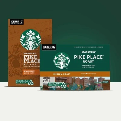 Starbucks Pike Place Coffee  Keurig K Cup Pods  44ct
