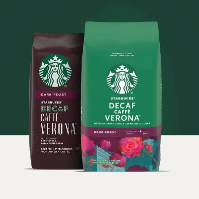 Starbucks Decaf Caffè Verona Dark Roast Ground Coffee 12oz