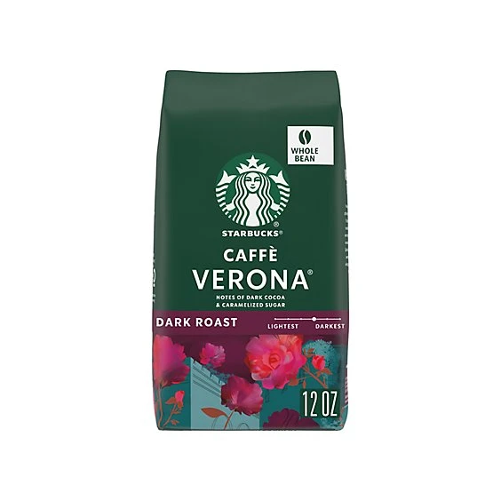 Starbucks Caffè Verona Dark Roast Whole Bean Coffee 12oz