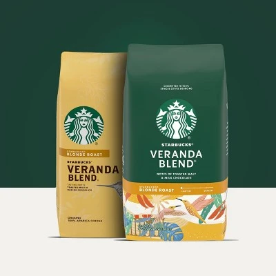Starbucks Veranda Blend Blonde Light Roast Ground Coffee 12oz