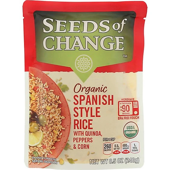 Seeds of Change Organic Spanish Style Rice  8.5oz