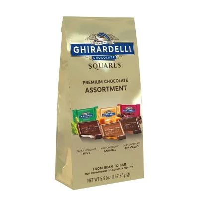 Ghirardelli Premium Assortment Chocolate Squares Gift Bag 5.91oz