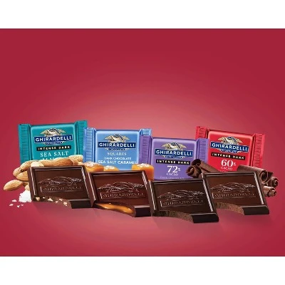 Ghirardelli Premium Dark Assortment Chocolate Squares  14.86oz