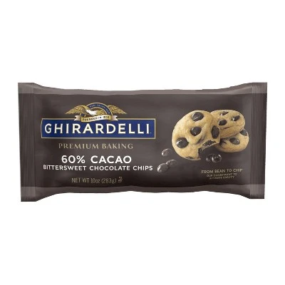 Ghirardelli 60% Cacao Bittersweet Chocolate Premium Baking Chips  10oz