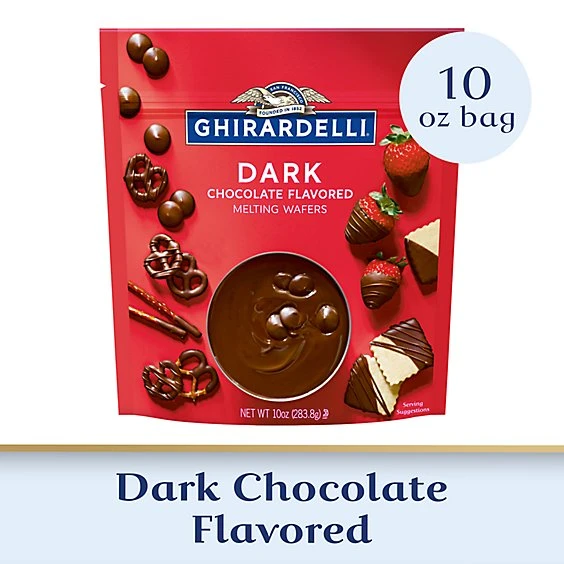 Ghirardelli Melting Wafers, Dark Chocolate