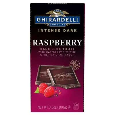 Ghirardelli Intense Dark Raspberry Radiance Dark Chocolate Bar  3.5oz