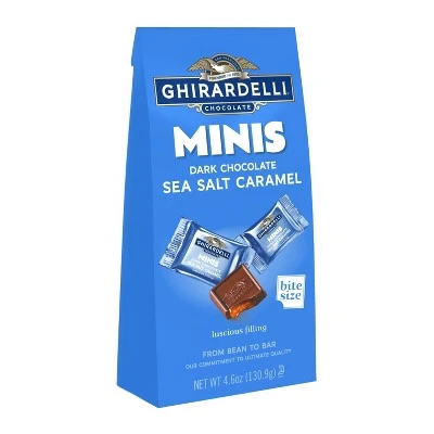 Ghirardelli Minis Dark Chocolate & Sea Salt Squares 4.6oz